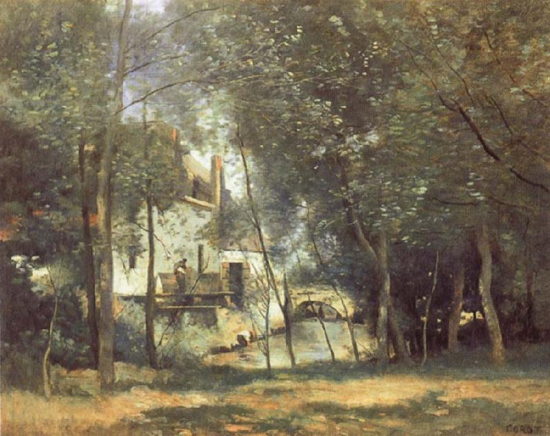 Corot Camille The Mill at Saint-Nicolas-les-Arras oil painting image